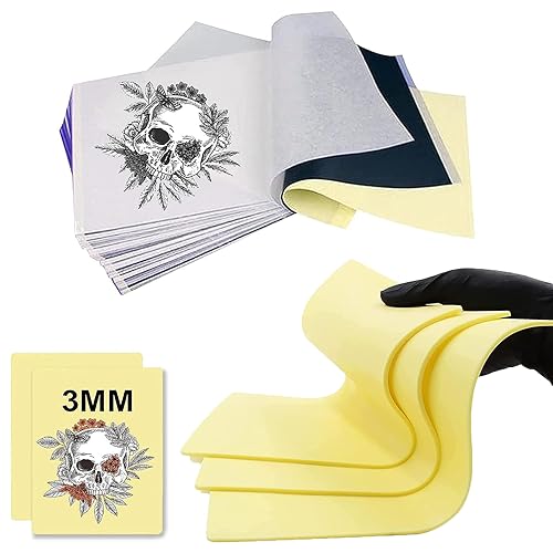 Unihuby 23pcs A4 Tattoo Practice Skin Kit
