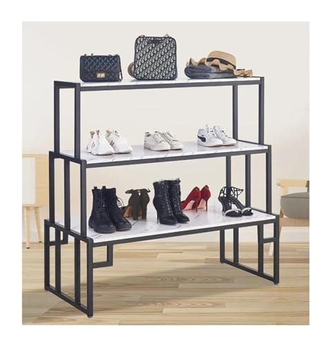 Présentoir à sacs à main en métal moderne pour boutique haut de gamme