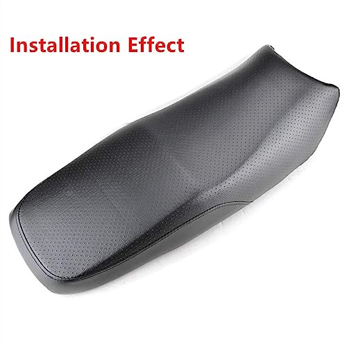 Funda de asiento transpirable de cuero PU impermeable que evita el calor en su Yamaha YBR125 4