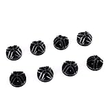 Cada conector de plástico tiene 8 ranuras, utilizado para crear cubos con diferentes paneles.Hay 8 conectores negros en un paquete.