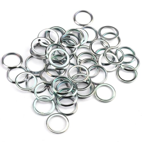 Image of 50pcs - 803916010 M16 Oil Pan Drain Plug Gasket 16mm Crush Washers Seal for Subaru Ascent BRZ XV Crosstrek Forester Outback Legacy WRX Impreza R Solterra, for Toyota 86 GR86, for Scion FR-S