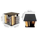 ★ Hohe Qualität: Eine Multimedia-Einheit zur Aufnahme aller Medientypen. Vollständig um 360 Grad gedreht für optimalen Zugriff auf alle Medien. Stilvolles Design mit Silber in Espresso für alle Arten von Dekoration