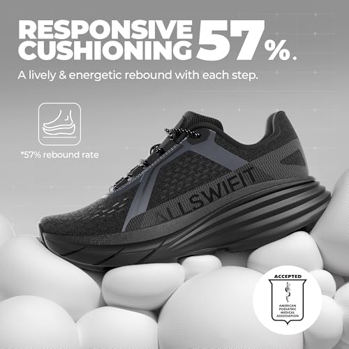 Image of ALLSWIFIT Men's Cushion Lightweight Walking Running Shoes Tennis Non-Slip Comfortable Jogging Workout Gym Athletic Breathable ActiveAiry Fashion Sneakers