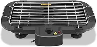 review Indoor Smokefree Electric Barbecue Grill Table BBQ Grilling 2000W High Power Fit Home Camping Travel Hiking