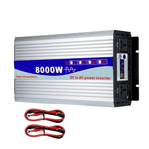 Convertisseur tension 8000W 72V 110V transformateur voiture sinusoïdal