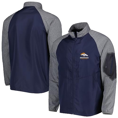 Image of Dunbrooke Men's NFL Hurricane Raglan Full-Zip Windbreaker Jacket
