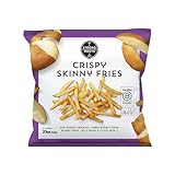 Strong Roots Crispy Skinny Fries, Frozen Potato Fries, Vegan & Gluten Free, Air Fryer or Oven Ready, 20 oz