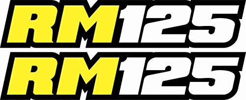 Rm 125 Swingarm Airbox Number Plate Decals Stickers fits a Suzuki Rm125 RMX