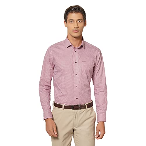 Image of blackberrys Cotton Slim Fit Mens Formal Shirt (S211113-FSADWH-P)
