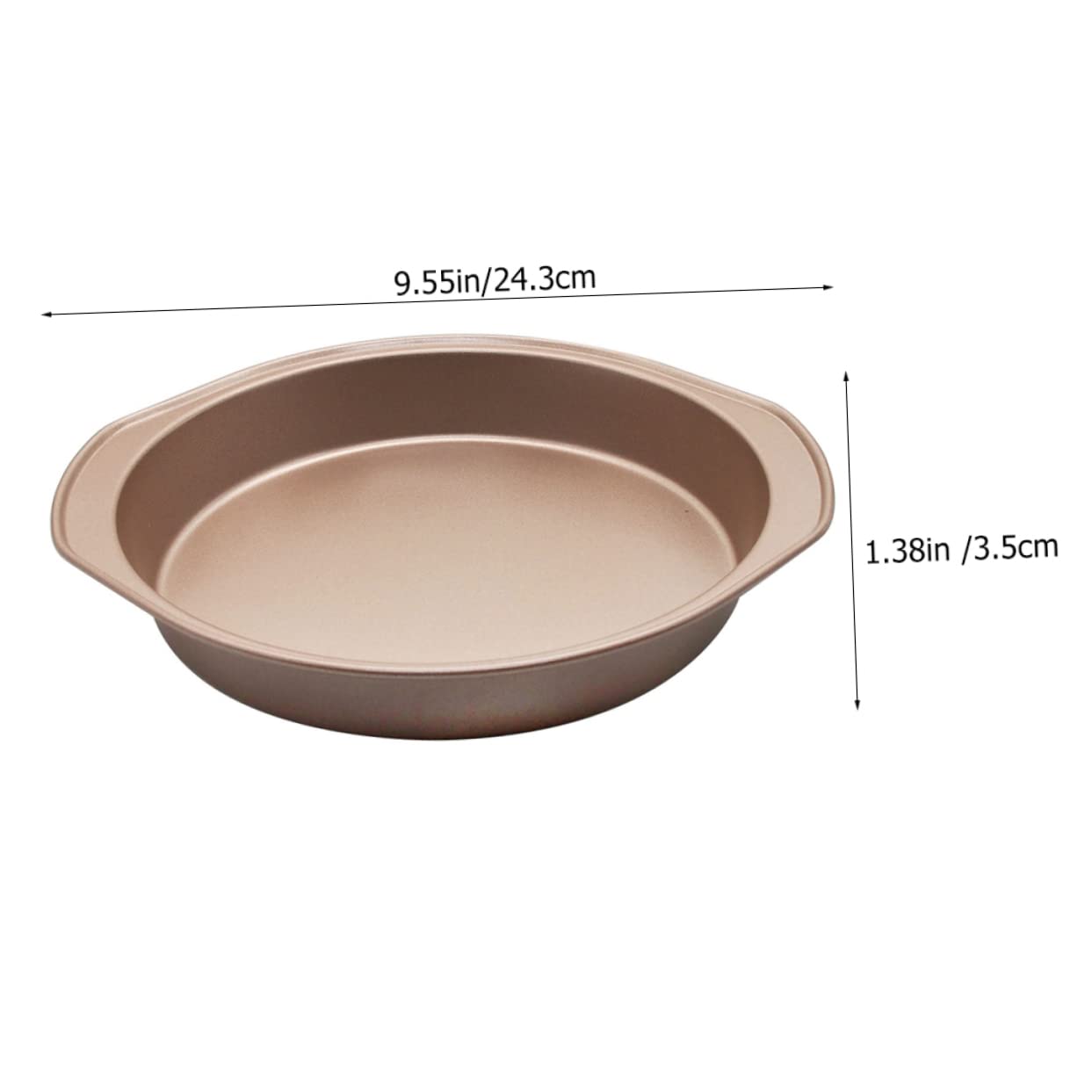 BRIGHTFUFU Wear-resistant Oven Tray Metal Pie Pans Heat-resistant Baking Sheet Non-stick Pizza Baking p