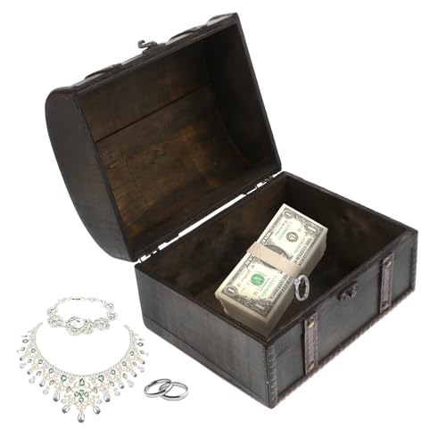 Coffret à bijoux rétro Healvian en bois pour offrir - 7