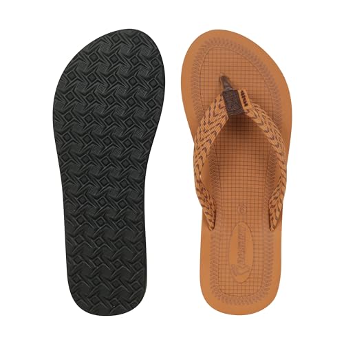Image of Dashny Women's (1437-1434) |Extra Super Soft Comfortable Slippers |Nevy Brown Casual Slides Slippers