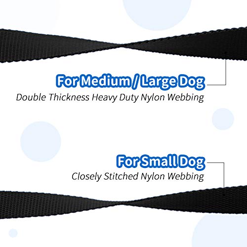 HIKISS 4 FT Dog Leash, Strong and Durable Leash with Easy to Use Collar Hook,3/4 Inch Wide Dog Leashes for Small Dogs… - Image 5