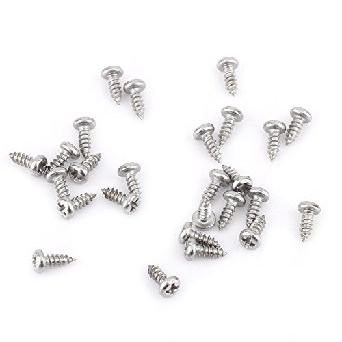 Tornillos autorroscantes de acero inoxidable M3, kit 200 pcs miniatura 3