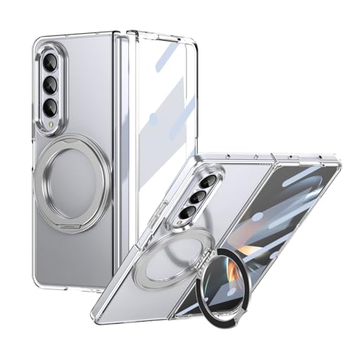 Coque Samsung Z Fold 4 avec anneau support pour visionnage vidéo mains libres