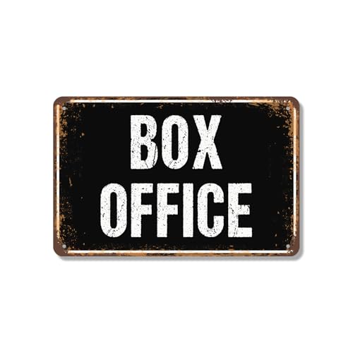 Box Office 7 Inch x 10 Inch Novelty Aluminum Metal Sign Tick