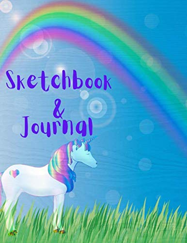 Sketchbook Cute Unicorn Kawaii Notebook for girls: +100 sheets of 8.5