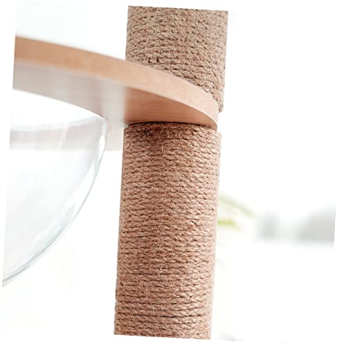 DOITOOL Corda de cânhamo para animais de estimação corda de árvore de gato flexível acessório arranh