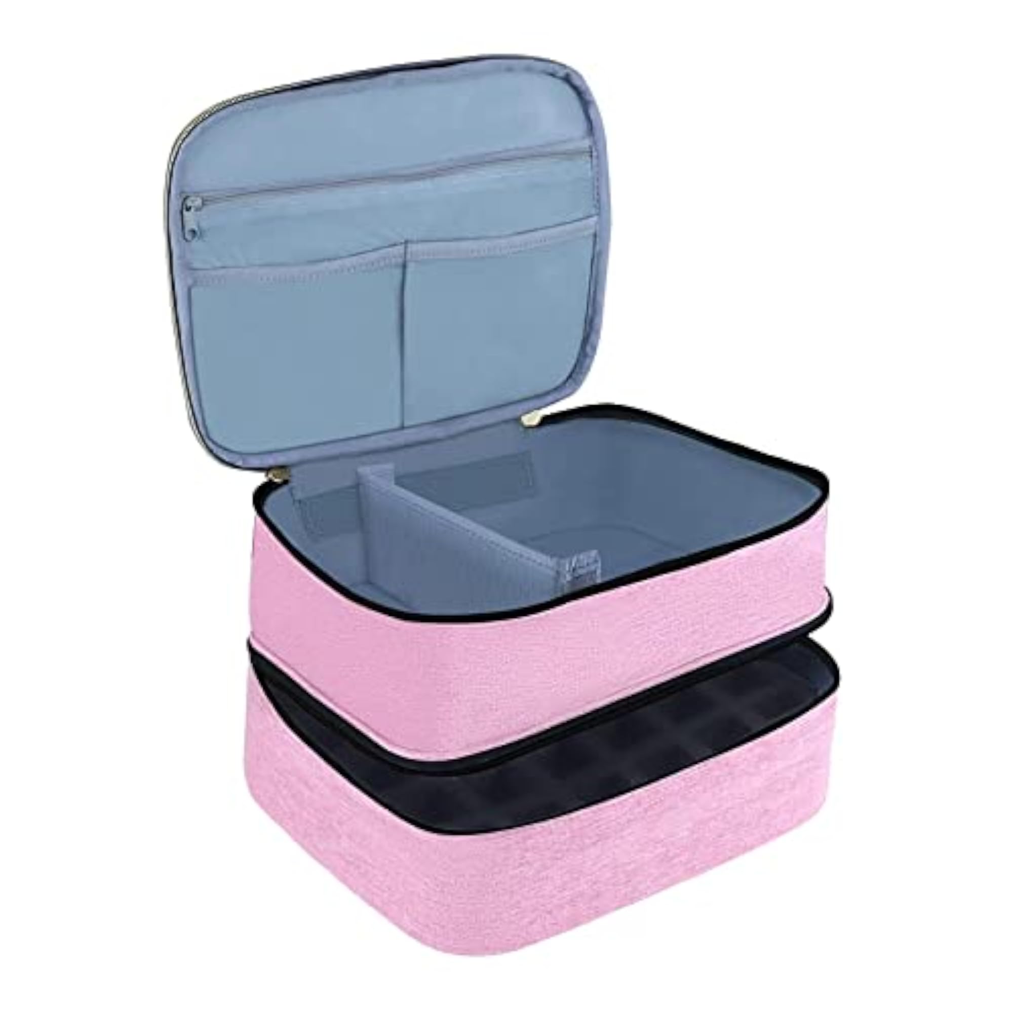Nail Polish Storage Bag for Manicure Tools, Pink