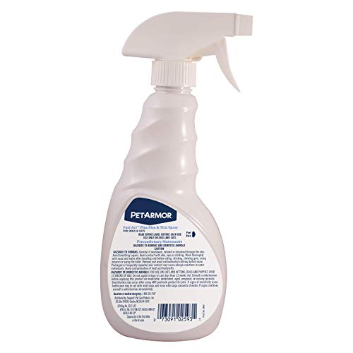 PetArmor Fastact Plus Flea and Tick Spray for Dogs and Cats 16 oz - Image 5