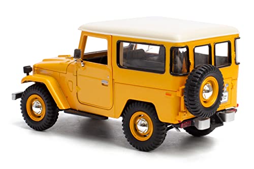 Motormax Toyota Land Cruiser FJ40 1:24 Amarillo miniatura 3