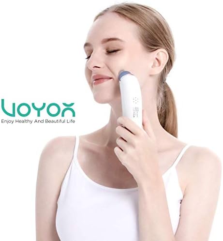 VOYOR Blackhead Remover Vacuum - Electric Vacuum Suction Facial Pore Cleaner Acne Whiteheads Comedone Extractor Kit for Men and Women including 6 Suction Heads and 5 Suction Levels BR510