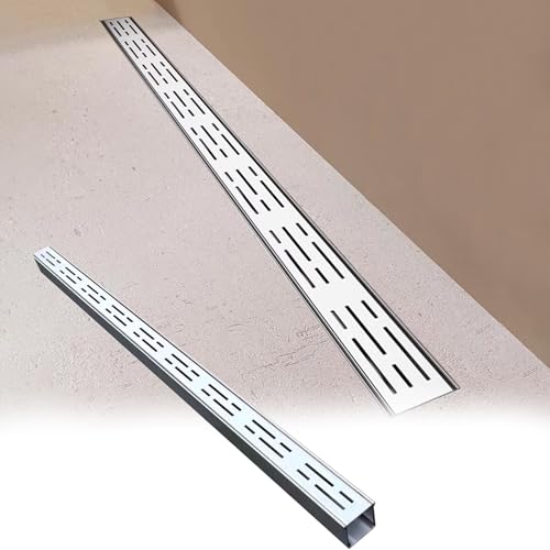 Caniveau drainage efficace en inox avec grille amovible pour cour