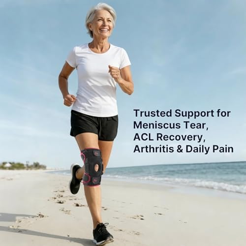 Image of Fit Geno Hinged Knee Brace for Women Knee Pain Relief (M /L /XL)