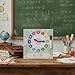 Urban Supply Co Kids Teaching Clock with Moveable Arms, Dry Erase Surface, Magnetic Hanging Strips, Educational Learning Tool for Time-Telling Skills. Perfect for Classrooms and Homes