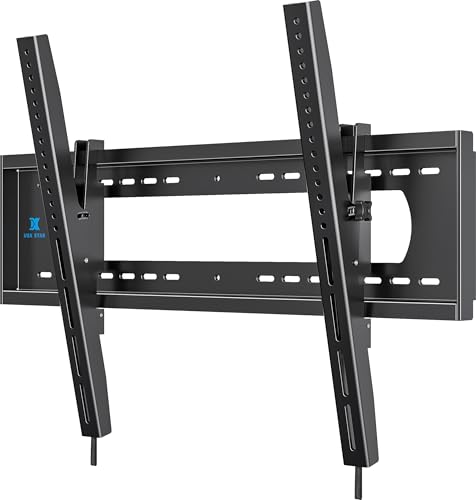 85 86 98 100 inch Heavy Duty Tilt TV Wall Mount Bracket for 65-120 inch Large TVS Up to 220LBS Tilting TV Mount Max VESA 900600mm 16/18/24/32 Studs Fit Most 65+ 75+ 120 TVs
