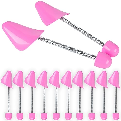welsberg 5 pares Mujer Horma Zapatos la talla EU 35-38, Hombre Mujer Hormas de Plástico, Justable Longitud, rosa
