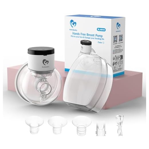 Sacaleches Eléctrico Portátil, Bellababy Extractor de Leche Inalámbrico con Pantalla táctil LCD, Sacaleches Recargable con 3 Modos y 9 Niveles Bridas de 24 mm