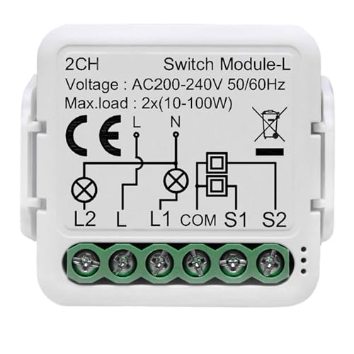 Modulo de interruptor inteligente Tuya ZigBee 4 canales 230V sin neutro para domotica premium 4