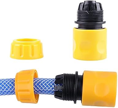 Garden Hose Quick Connector 1/2Inch Water Hose Fittings Garden Hose Connectors Fittings Pack of 2pcs 1/2