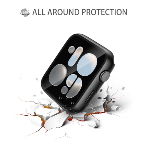Image of Misxi 2 Pack Screen Protector Case for Apple Watch Series 12 42mm