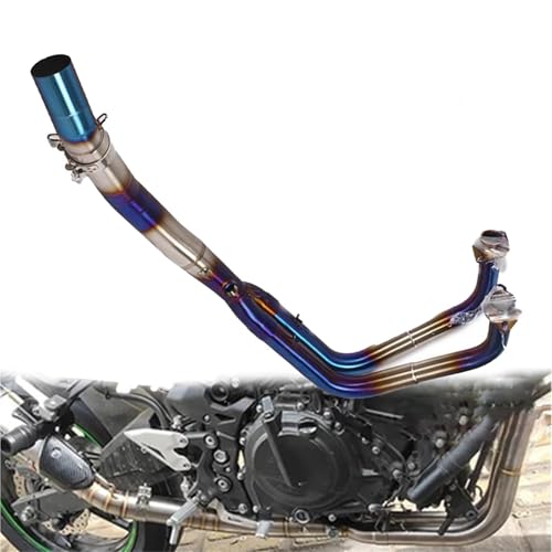 Silencieux d'échappement couleur turquoise pour Kawasaki Ninja 250 (2017-2020) look personnalisé