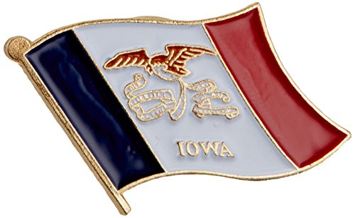 US Flag Store Iowa Flag Lapel Pin