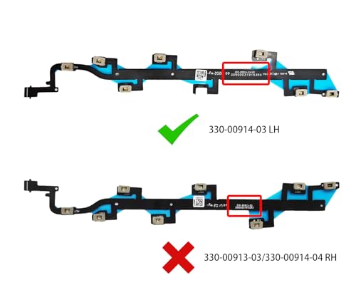 Image of Hupaivrmrar Left Locating Ring Flex Cable For Meta Oculus Quest 2 VR Handle Controller cable Repair Replacement Part Accessory Number 330-00914-03 LH