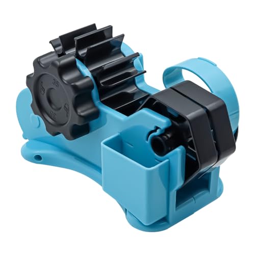 POFET Wärmebandabroller, mehrere Rollen geschnitten, Wärmebandabroller, teilbar, Feste Länge, 35/46 mm, halbautomatischer Klebebandabroller mit Fachschlitzen