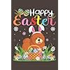Chow Chow Dog Bunny Egg Hunting Funny Chow Chow Happy Easter: The notebook with special designed cover. Size 6 x 9…