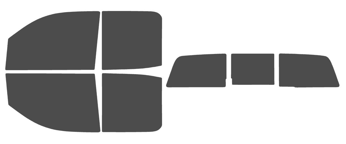 The Tint Effect Precut Window Tint Kit Compatible with GMC Sierra 2500 3500 HD Double Cab (2015-2019) (Full Truck with 3 piece Slider Rear: 30%) Automotive Film