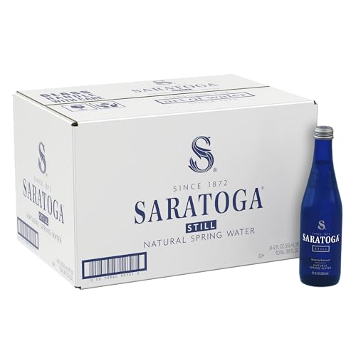 Comparison: Best Water In Glass 6 Saratoga Natural Spring Water - 12 oz. (Non-Carbonated, Pack of 24)