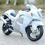 Modèle réduit de moto à l'épour chelle 1:18, en métal moulé sous pression, jouet de course portable pour les doigts, modèle pour Suzuki pour Hayabusa GSX-1300R.