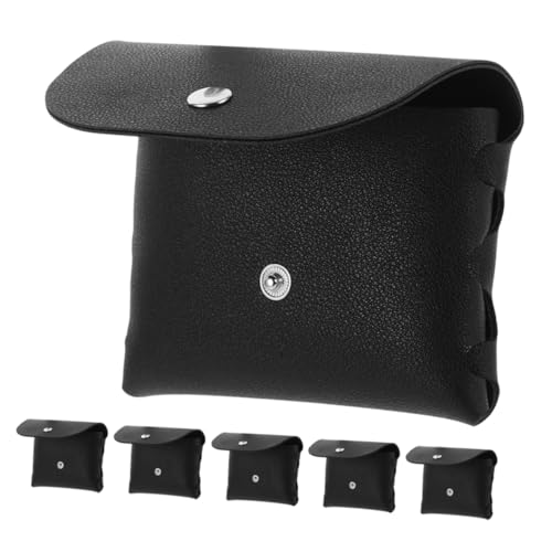 FRCOLOR 6Pcs Sunglasses Storage Bag Portable Folding Eyeglasses Organizer for Sunglasses Readers and More Unisex Design Space Efficient Pouch for Travel and Home Use