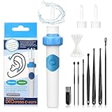 Ear Vacuum Ear Wax Removal Kit with 3 Levels, Includes 8 Earwax Removal Tools,...