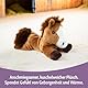 Habibi Plush Wärmekissen/Stofftier f. Kinder und Erwachsene – 1866 Pony mit Hirsefüllung, Wärmekuscheltier zum Erwärmen in der Mikrowelle/Backofen, ideal auch für Babys