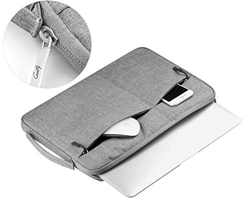 Canvas Laptop/Tablet Sleeve Handbag Bag Case for Samsung Chromebook Plus V2 12.2”/ Chromebook 4 3/11.6” MacBook Air/ASUS L210/ HP ProBook X360 11/ Dell Chromebook 3180 3100/ Acer Chromebook 11