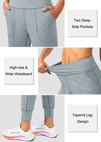 Image of Soothfeel Women's Joggers with Zipper Pockets High Waisted Athletic Workout Yoga Pants Joggers for Women