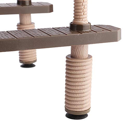 Plataforma de frade de répteis Tartaruga de banho de sol Pier Aquário flutuador Tartaruga Plataforma