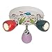 Produktbild Brilliant Birds LED Spotrondell 3 flg Deckenstrahler schwenkbar bunt Kinderzimmer 750 Lumen, 3x GU10 3W LED-Reflektorlampen inklusive